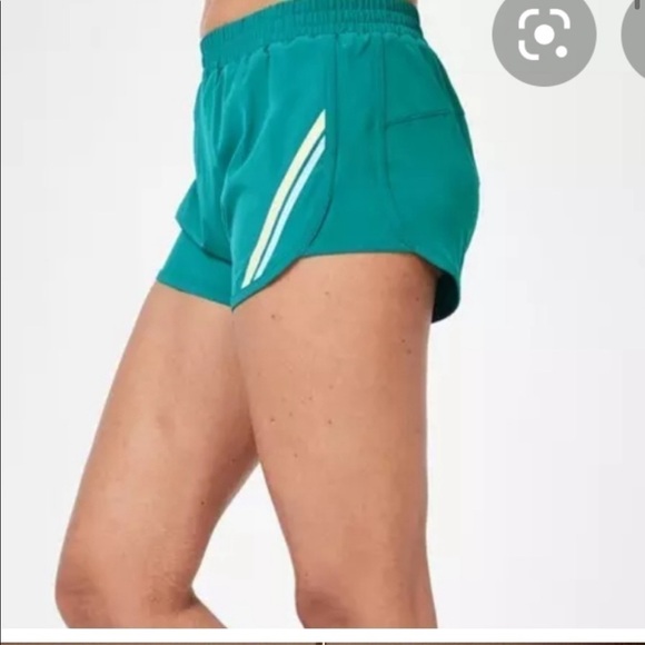 Sweaty Betty Interval Run Shorts in Dark Lake Blue XL - Picture 7 of 8
